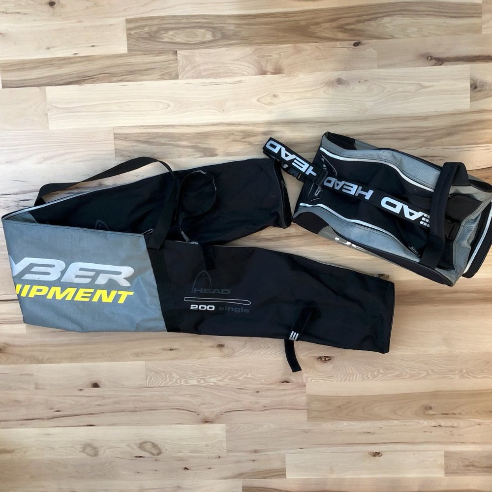HEAD Water Resistant Ski Boots Bag & 78" Ski Bag